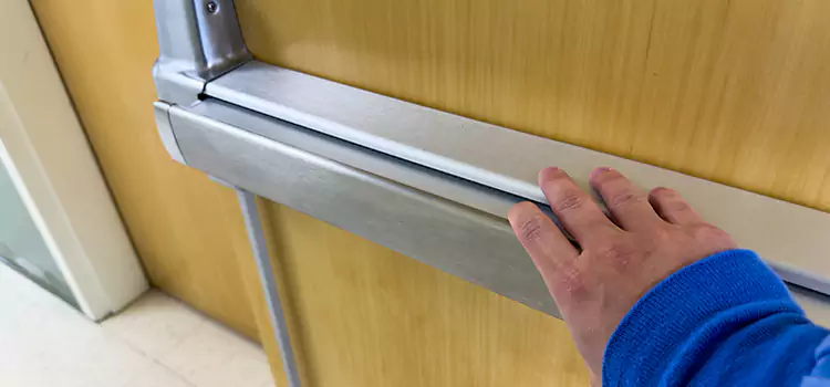 Installing a Push Bar on a Door Lenexa